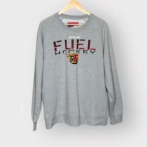 Indy Fuel CCM Sweatshirt Men’s XL Long Sleeve Pullover Crewneck Hockey Indiana